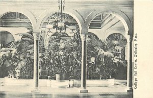 c1910 Wellesley Massachusetts College Hall Center Rotograph Postcard 26-294