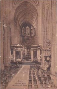 Belgium Gand Gent Interieur de la cathedrale St Bavon 1913