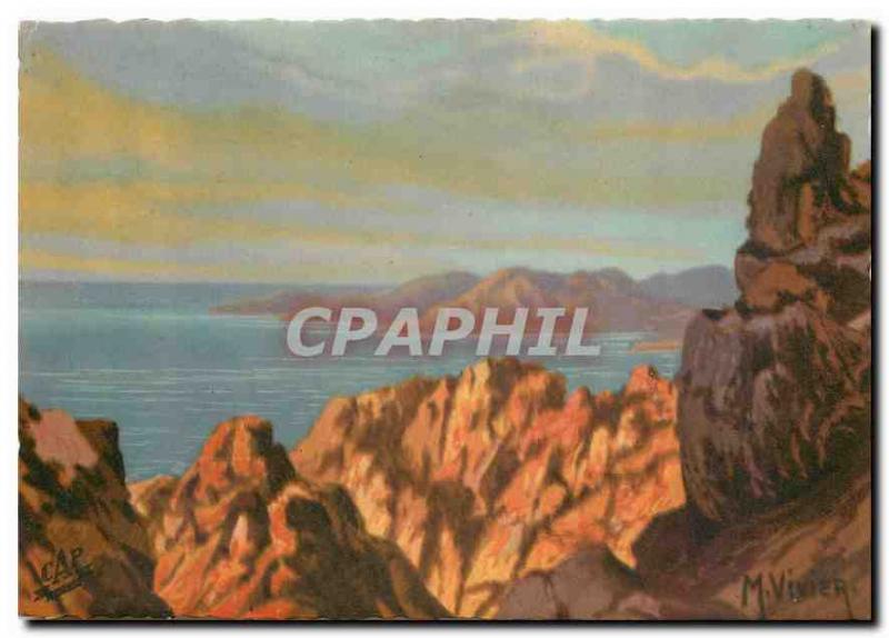 Modern Postcard Picturesque Corsica Piana The Gulf of Porto