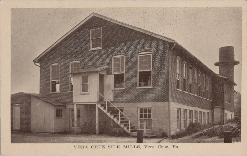 Postcard Vera Cruz Silk Mills Vera Cruz PA