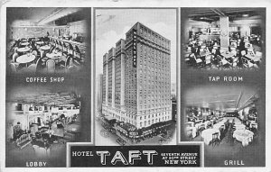 Hotel Taft New York City, New York NY Postcards