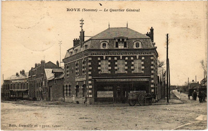 CPA ROYE Le Quartier General (1292559)