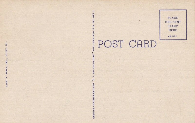 Illinois Joliet Barges Going Through Brandon Locks Curteich sk5427