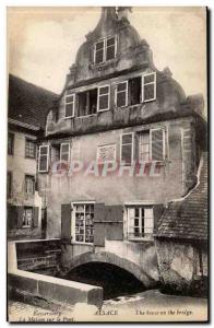 Old Postcard Kaysersberg The house on deck