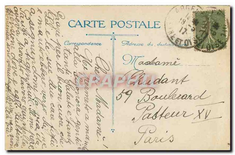 Old Postcard Paris's Bastille Square