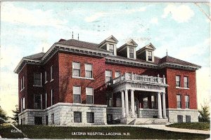 Postcard HOSPITAL SCENE Laconia New Hampshire NH AI4007
