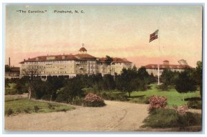 c1910 The Carolina Exterior Building Pinehurst North Carolina Vintage Postcard