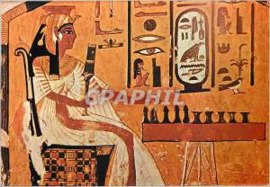 CPM Tomb of Queen Nefertari La reine fouant au jeu de dames 