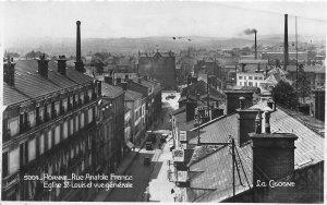 Lot323 roanne rue anatolie france eglise st louis   real photo france