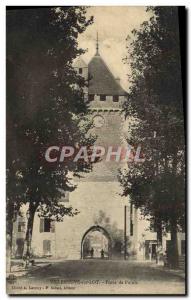 Old Postcard Villeneuve Sur Lot Pujols Gate