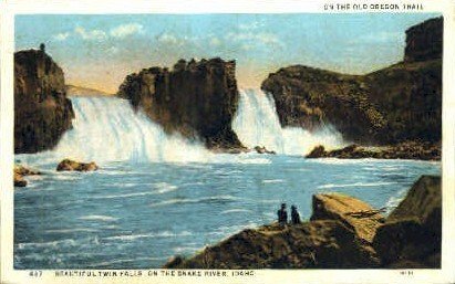 Twin Falls on Snake River - Idaho ID