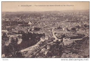 BESACON, Vue Generale sur Saint-Claude et les Chaprais, Franche-Corte, France...