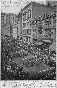 Baltimore Maryland 1906 Jubilee Industrial Parade BO Employees Postcard AA82397