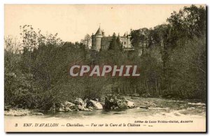 Chatellaion - Approx of Avallon - View the Cure du Chateau - Old Postcard