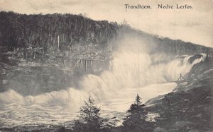 TRONDHJEM TRONDELAG NORWAY NORGE~NEDRE LERFOS~1910s PHOTO POSTCARD