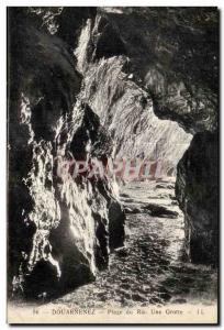 Old Postcard Douarnenez Rice A Cave Beach