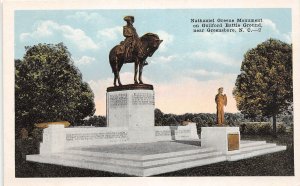 J54/ Greensboro North Carolina Postcard c1915 Nathaniel Greene Monument 60