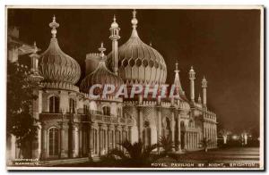 Old Postcard Brighton Royal Pavilion by Night