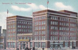 Iowa Davenport The Davenport Hotel 1910