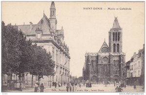 SAINT-DENIS , France , 00-10s ; Mairie et Cathedrale