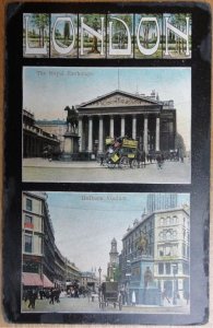 c1905 Art Nouveau - London Royal Exchange - Holborn Via