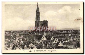 Postcard Old Strasbourg Vue Generale