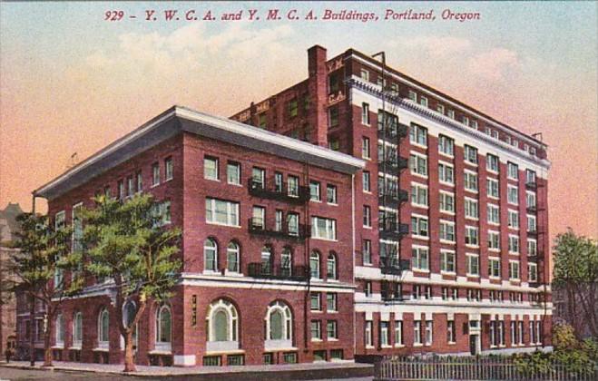 Oregon Portland Y W C A & Y M C A Buildings