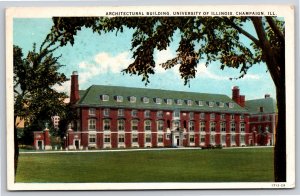 Champaign IL~Architectural Bldg @ University Of Illinois~American Art~Vintage PC