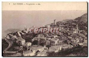 Old Postcard La Turbie Vue Generale