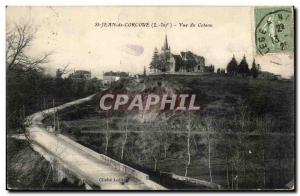 St John of Corcoue Postcard Old hillside view