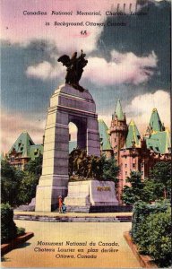 Postcard MONUMENT SCENE Ottawa Ontario ON AK7487