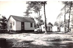 The Fox Den Cabins - Hulbert, Michigan MI Postcard