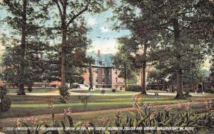 Charlotte North Carolina view of Elizabeth College antique pc Y14977