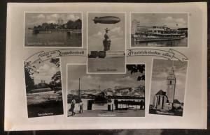 Mint friedrichshafen Germany Postcard RPPC Greeting From The Zeppelin City