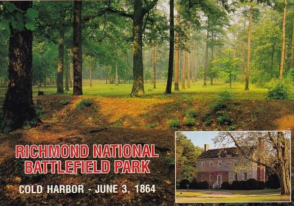 Cold Harbor Confederate Position Richmond National Battlefield Park Richmond ...