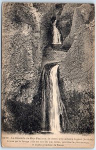 Postcard - The Cascade du Ray-Pic - Péreyres, France