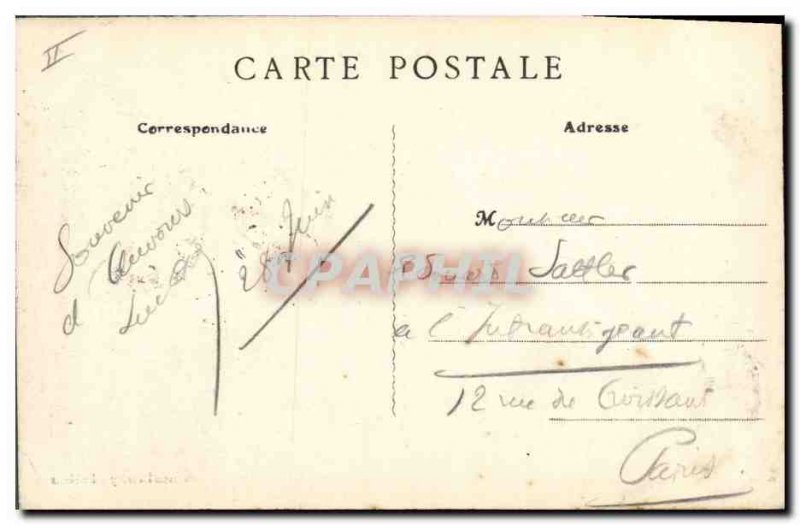 Old Postcard Army Camp & # 39Auvours view tents