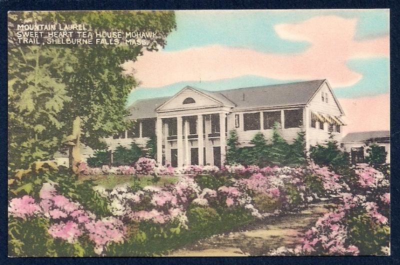 Sweet Heart Teahouse Mohawk Shelburne Falls unused c1920's