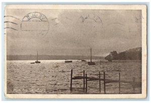 1926 Ship at Sea Party From Vejlefjord Denmark Posted Vintage Postcard