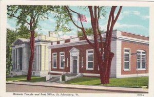 Vermont Saint Johnsbury Masonic Temple And Post Office