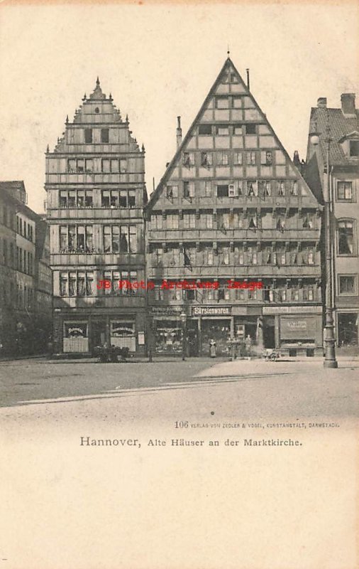 Germany, Hannover, Alte Hauser an der Marktkirche, Zedler & Vogel No 106