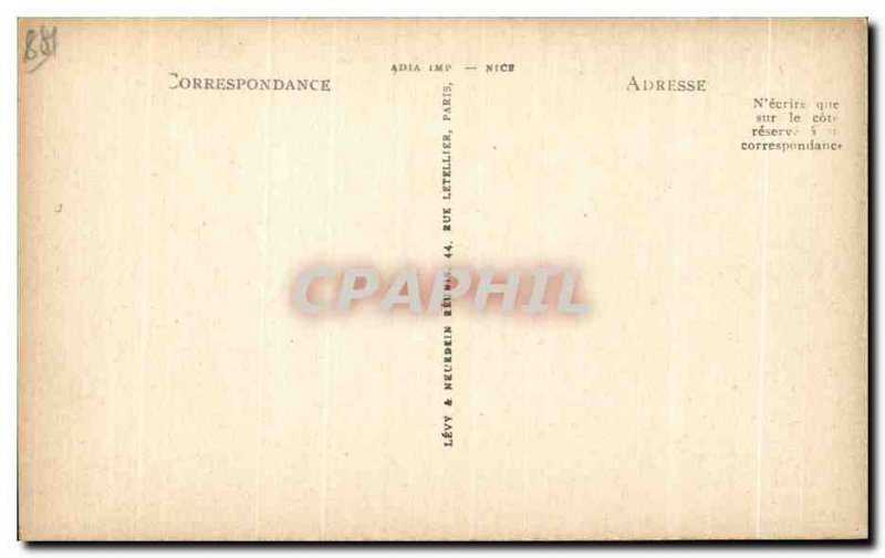 Old Postcard Orange Arc de Triomphe