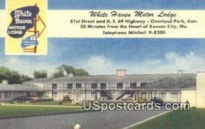 White Haven Motor Lodge - Kansas City, Missouri MO Postcard