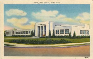 1940s Paris Texas Junior College occupation Teich Postcard 26-138
