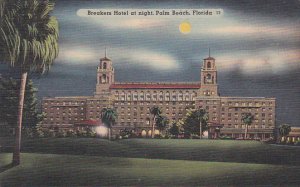 Florida West Palm Beach Breakers Hotel At Night