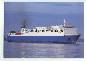 FE0121 - B&I Line Ferry - Bison departing Dublin - postcard