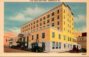 Georgia Gainesville Dixie Hunt Hotel