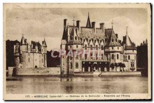 Old Postcard Chateau de la Bretesche Missillac set on & # 39etang