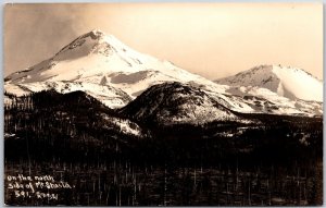 1932 Mount Shasta California CA On The North Side RPPC Photo Posted Postcard