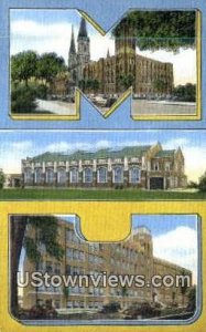 Marquette University - MIlwaukee, Wisconsin WI Postcard